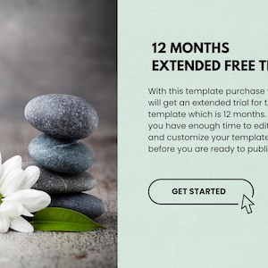 Squarespace 7.1 Wellness Website Template for Yoga & Meditation Coaches, DIY Small Business Website image 6