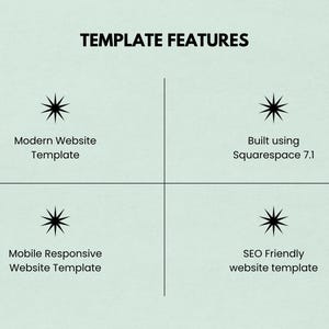 Squarespace 7.1 Wellness Website Template for Yoga & Meditation Coaches, DIY Small Business Website image 5