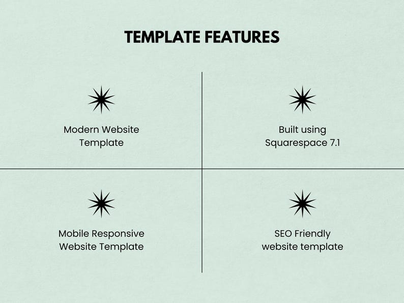 Squarespace 7.1 Wellness Website Template for Yoga & Meditation Coaches, DIY Small Business Website image 5