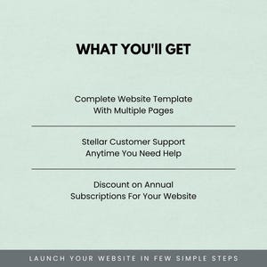 Squarespace 7.1 Wellness Website Template for Yoga & Meditation Coaches, DIY Small Business Website image 8