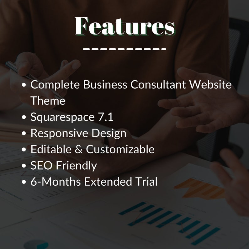 Business Consultant Squarespace 7.1 Website Template 画像 6