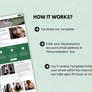 Squarespace 7.1 Wellness Website Template for Yoga & Meditation Coaches, DIY Small Business Website image 9
