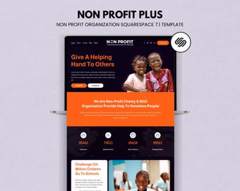 Squarespace 7.1 Nonprofit Website Template for Charities & Community Organizations