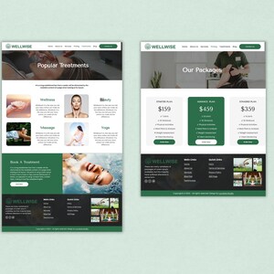 Squarespace 7.1 Wellness Website Template for Yoga & Meditation Coaches, DIY Small Business Website image 3