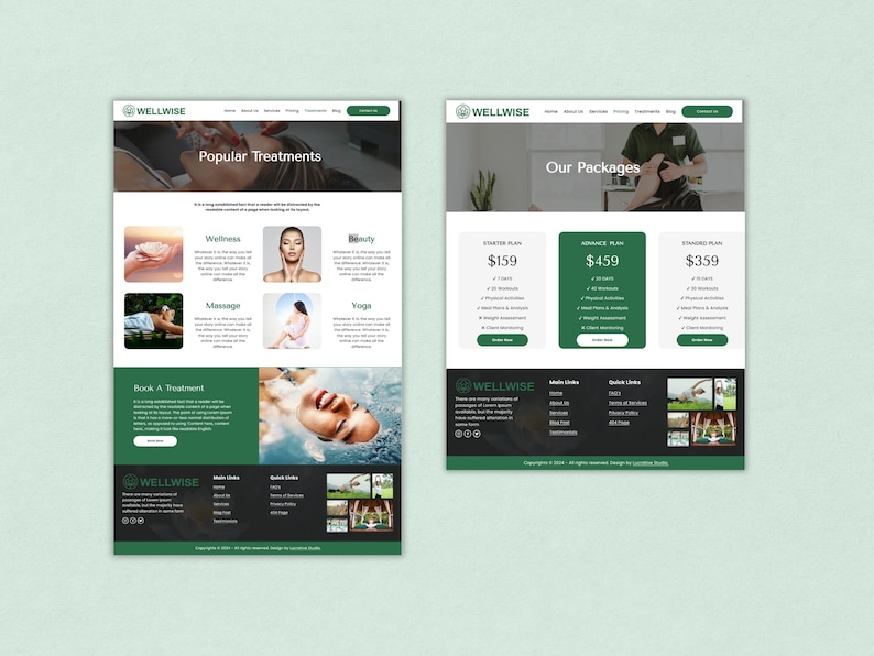 Squarespace 7.1 Wellness Website Template for Yoga & Meditation Coaches, DIY Small Business Website image 3