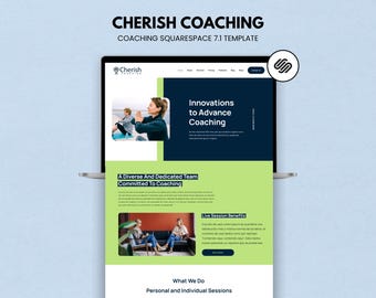 Modern Coaching Squarespace 7.1 Website Template