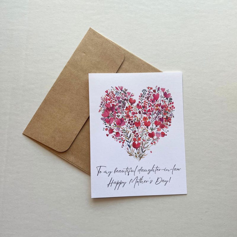 Mother's Day Cards for Daughter in Law - Etsy