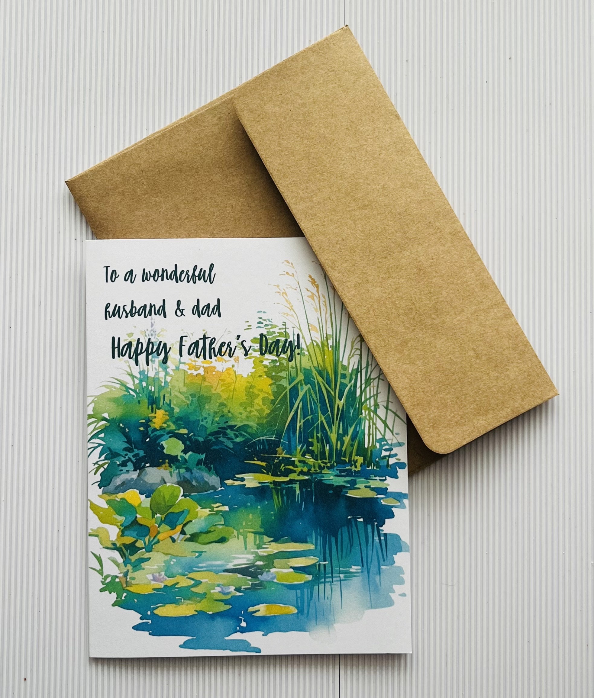 Husband Father’s Day Cards, Father’s Day Cards, Greeting Cards, Pond ...