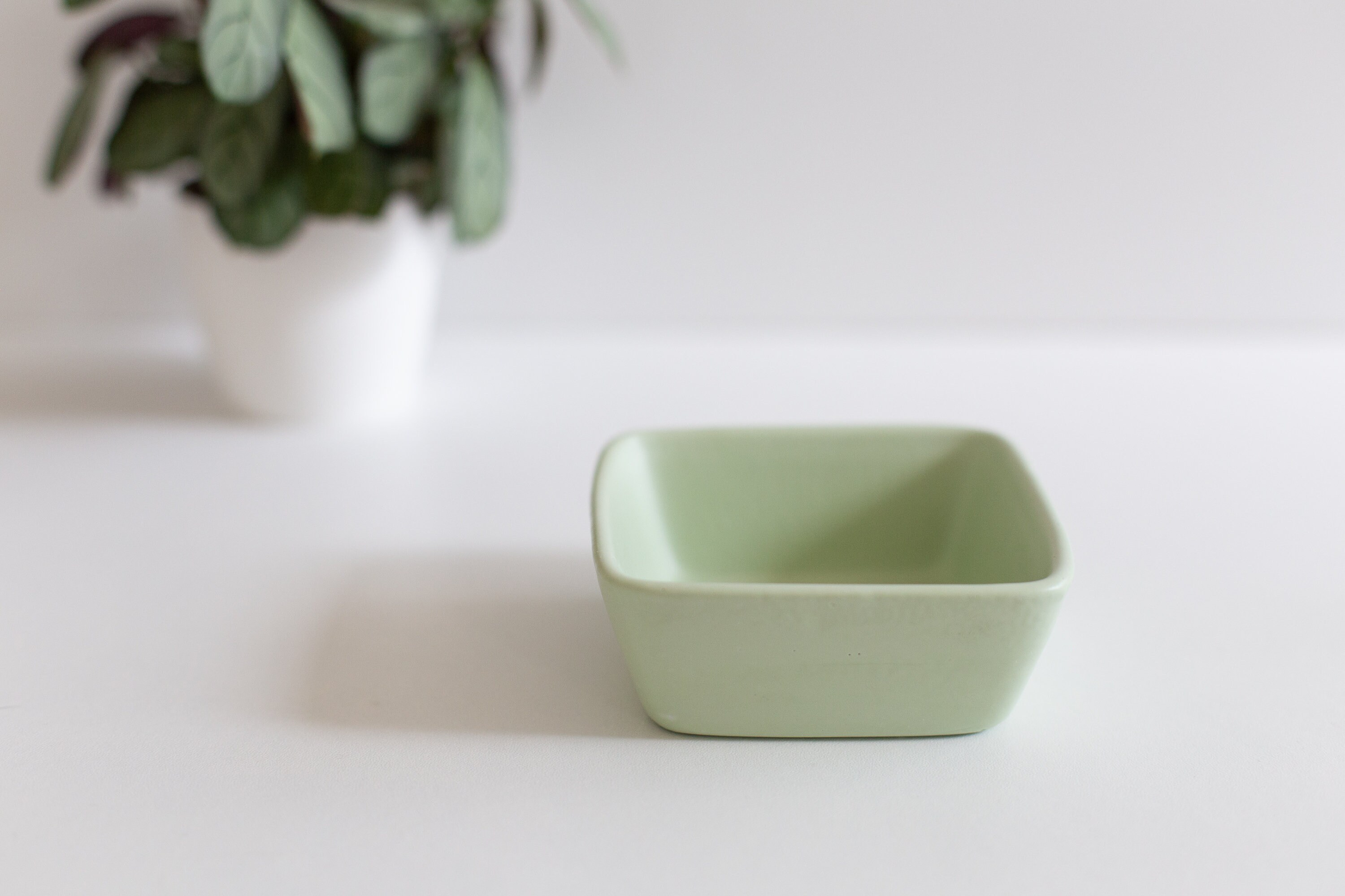 Vide Poche Vert Clair - Coupelle à Bijoux Plateau Décoratif Boîte de Rangement Rangement Boucle d'or