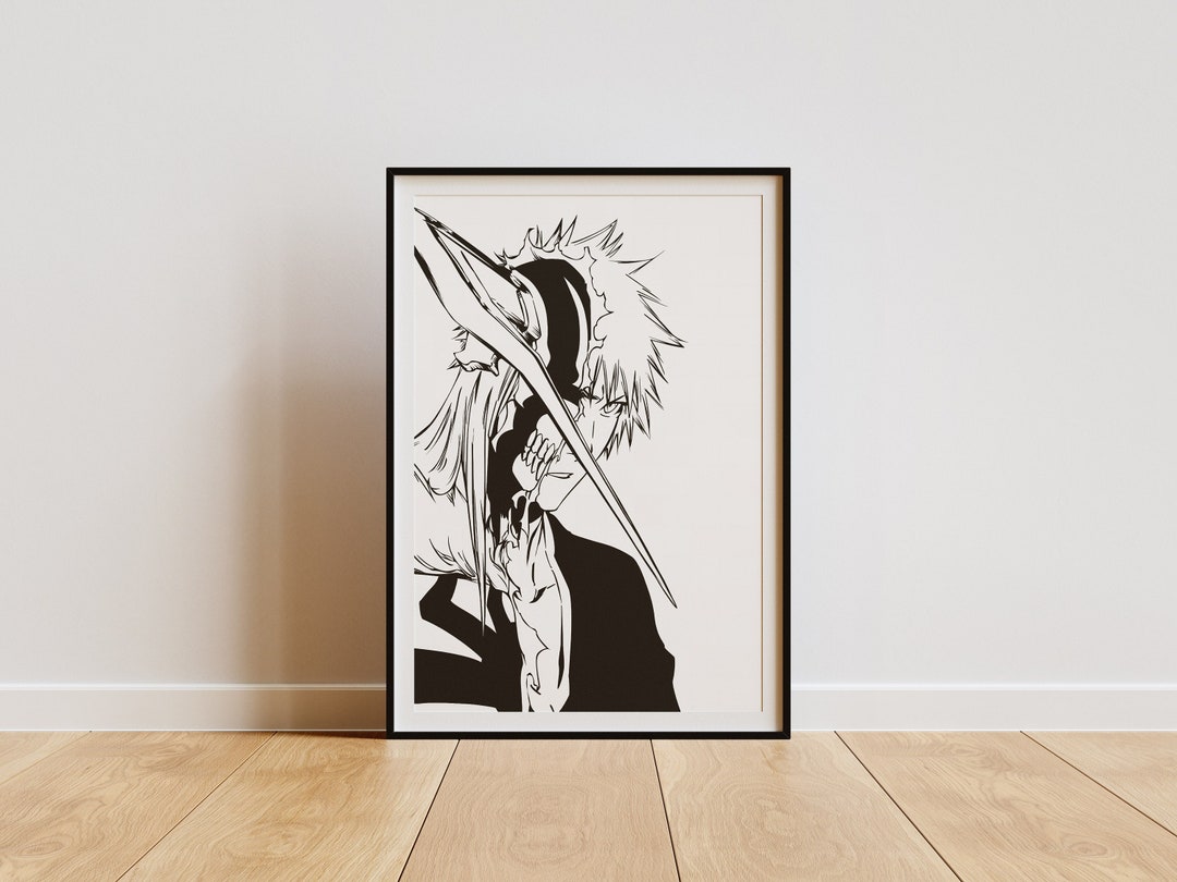 Anime Poster Lchigo Poster Blaech Poster Printable Anime Poster