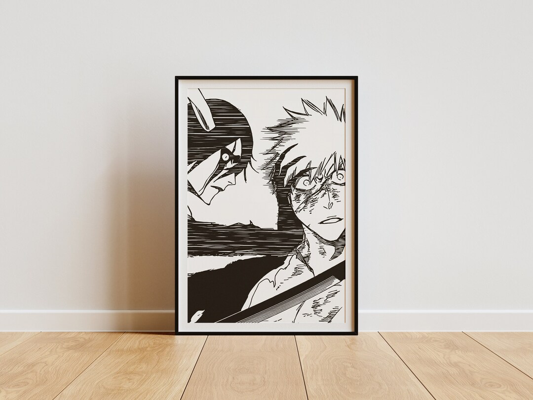 Anime Poster Lchigo Poster Blaech Poster Printable Anime Poster