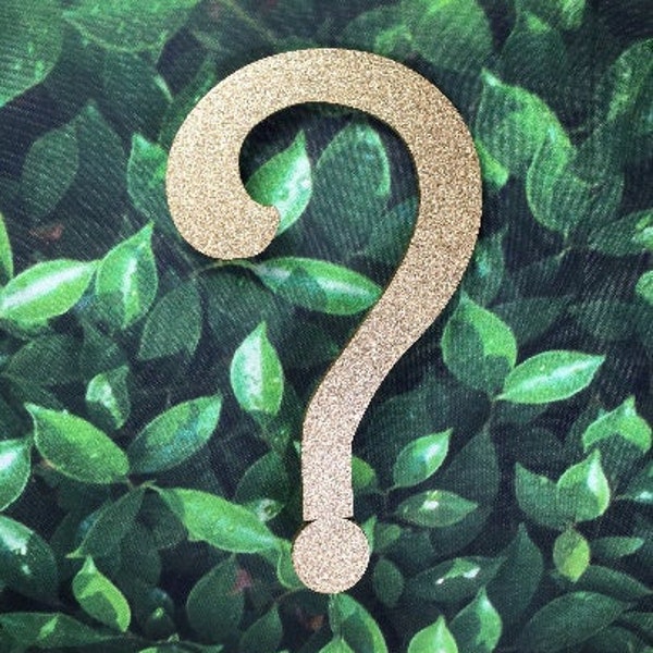 Question Mark Cake Topper Etsy