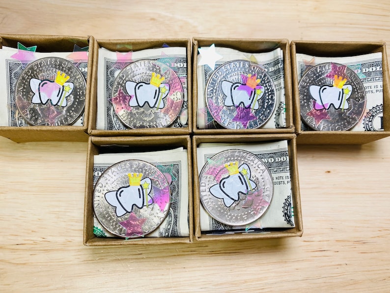 How our coins come packaged when you add on a $2 bill.