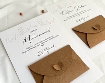Eid card / Bajram cards for children / Eid card with envelope /Bayram Kartlari/ Cocuklar icin Bayram hediyesi /Cartes de l'Aïd
