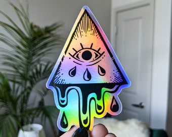 All Seeing Eye Holo Sticker