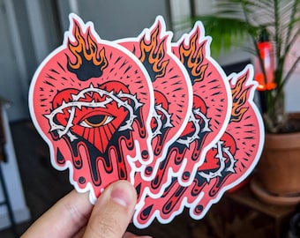 Thorned Heart Sticker