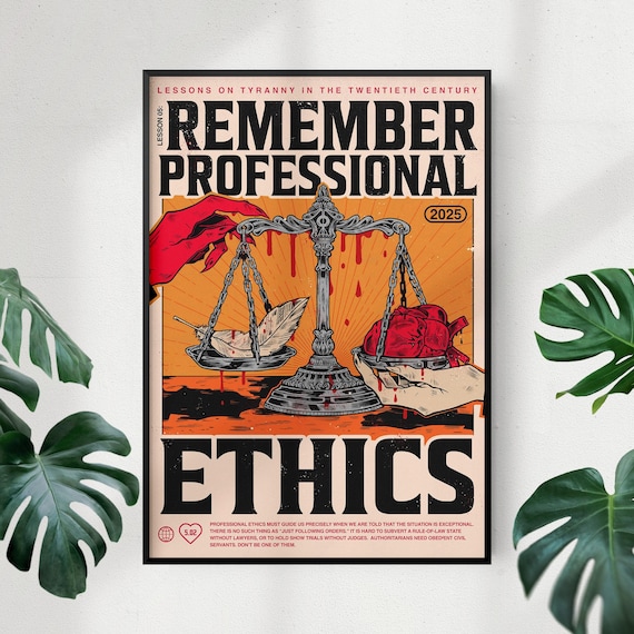 Professional Ethics Print - Etsy
