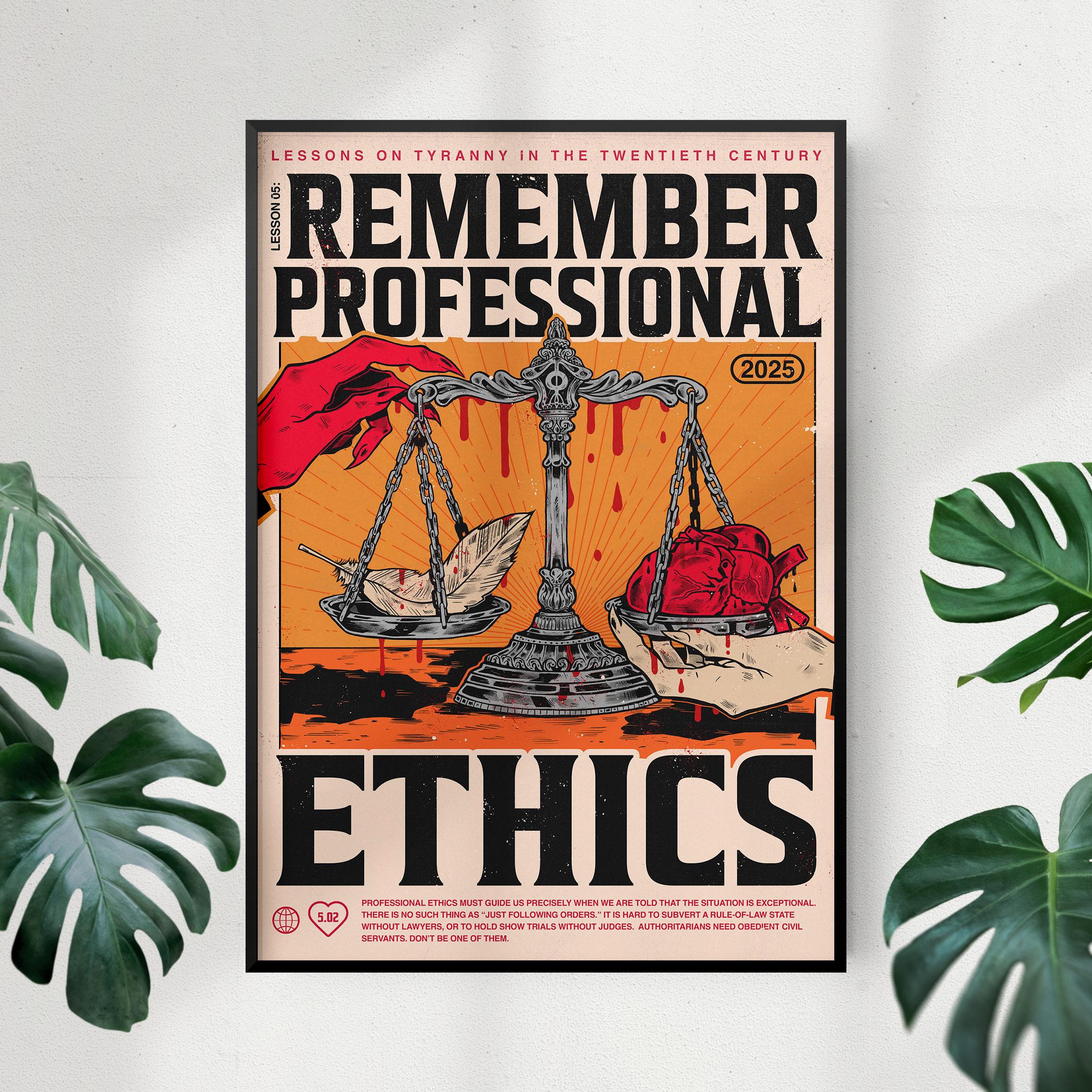 Professional Ethics Print - Etsy