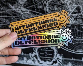 Stickers dépression situationnelle