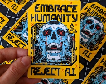 Reject AI Sticker