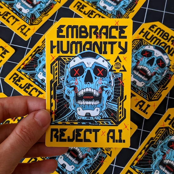 Reject AI Sticker