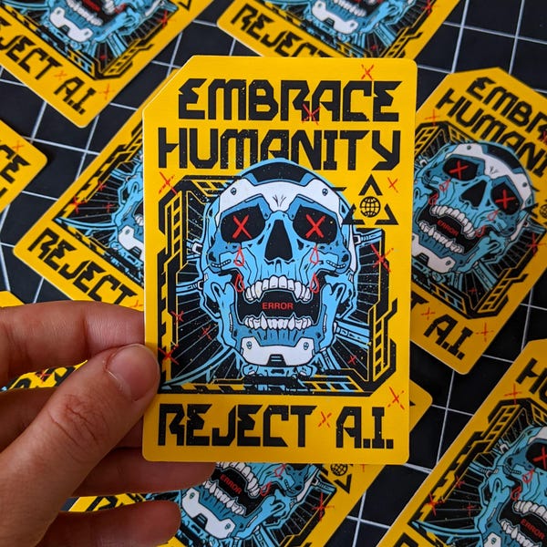 Reject AI Sticker