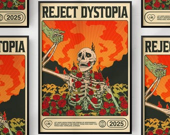 PROFITS DONATED Reject Dystopia Print