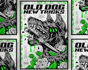 Old Dog, New Tricks Print
