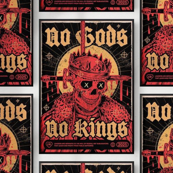 no gods, no kings print