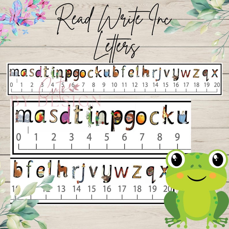 Handwriting & Number Formation Desk Mats: Supports Read Write Inc. and ...