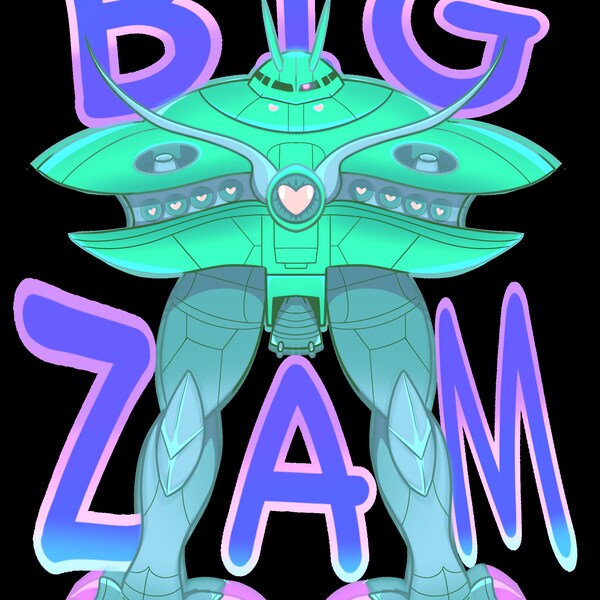 BIG ZAM sticker -holographic-