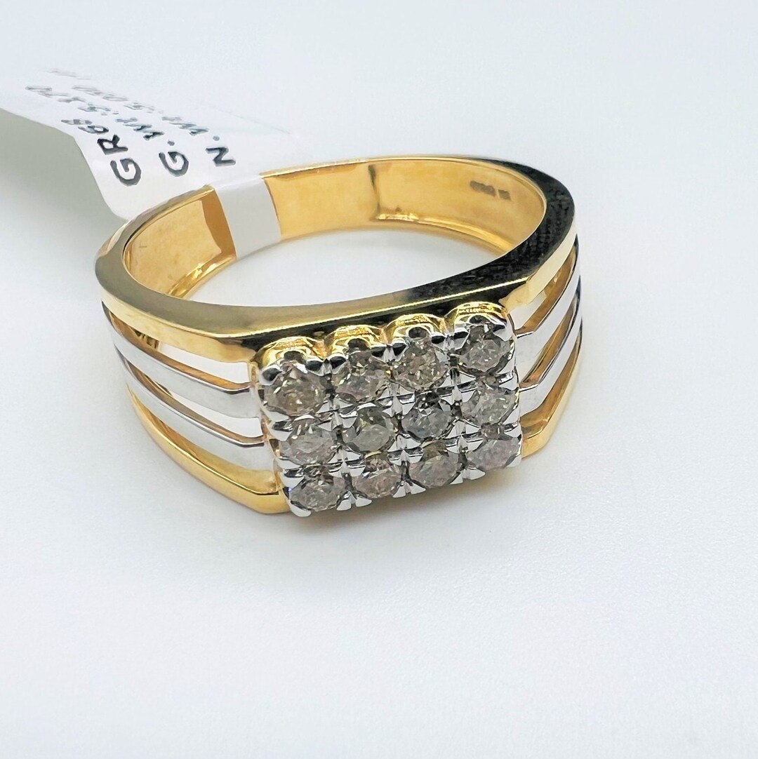 Bague En Or Jaune 18 Carats - Poids 2,60gr - Taille 14 - Neuf Avec étiquettes - Cadeau