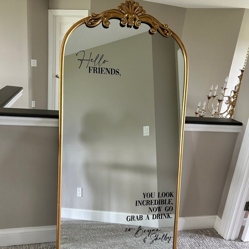 Mirror Wall Decal - Etsy