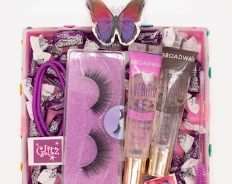Lip gloss bundle, Purple, Mink Lashes, Eyelashes, Gift Idea, Bestie gift, New Me!!!!!!!!!!