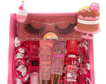 Geburtstags-Bundle, üppige Mink Lashes, Haar-Accessoire, POPPIN LIPS, das BESTE Bundle, Geschenk für sie!