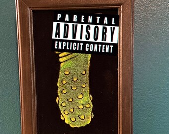 Adult Pickle Velvet Painting