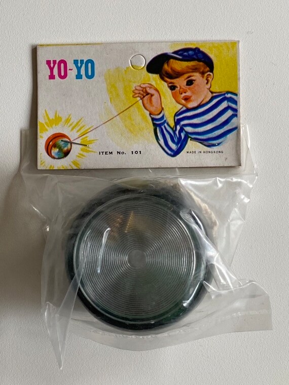 VINTAGE 60s YO-YO Collectible Toy Item No. 101 Made in Hong