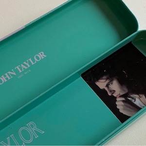 DURAN DURAN John Taylor Vintage jaren 80 Metalen Etui Liefde Maakt de wereld rond NOS