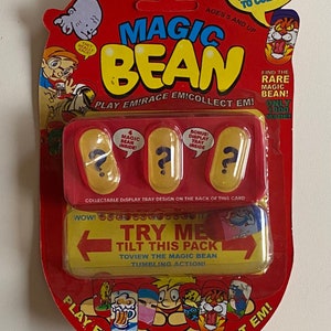 MAGIC BEAN 15 games to play 60 Magic beans to collect Vintage collectible 80s toy New old stock image 1