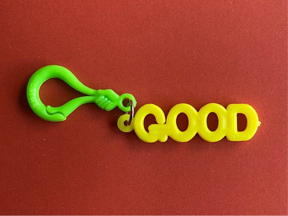 GOOD Keychain Memphis era plastic multicored key … - image 8