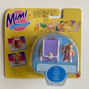 POSY MIMI and her handbag Mimi Purse & the Goo Goos Mattel Vintage 90s collectible toy New old stock
