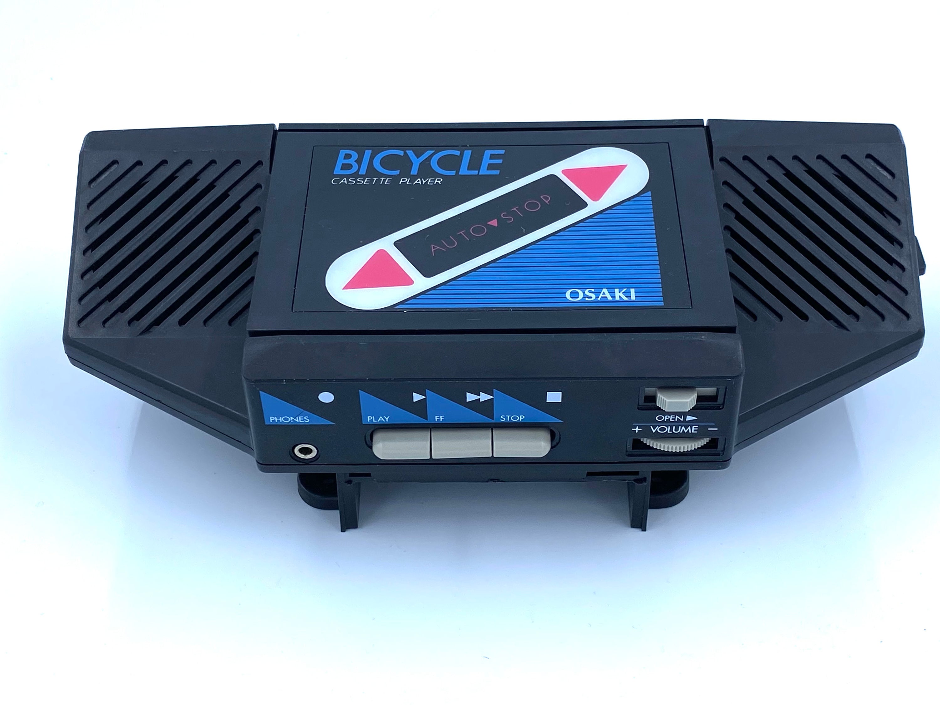 自転車カセットプレーヤー ステレオ ヴィンテージ 80年代 自転車カセットプレーヤー ステレオ ヴィンテージ 80年代