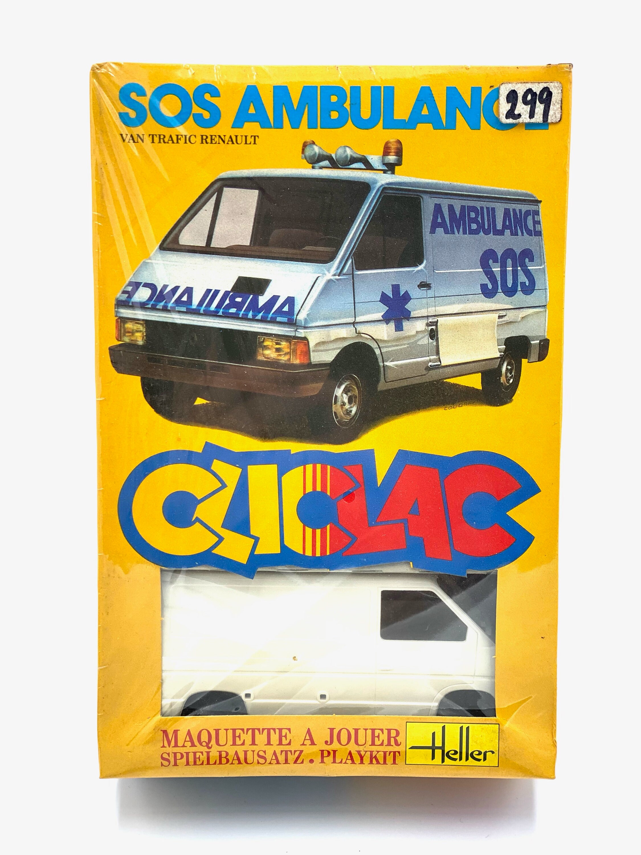 VTG CliClac Maquette A. Jouer Spielbaus Playkit Texas Van Trafic Renault No.2013 (#0177) on Jun