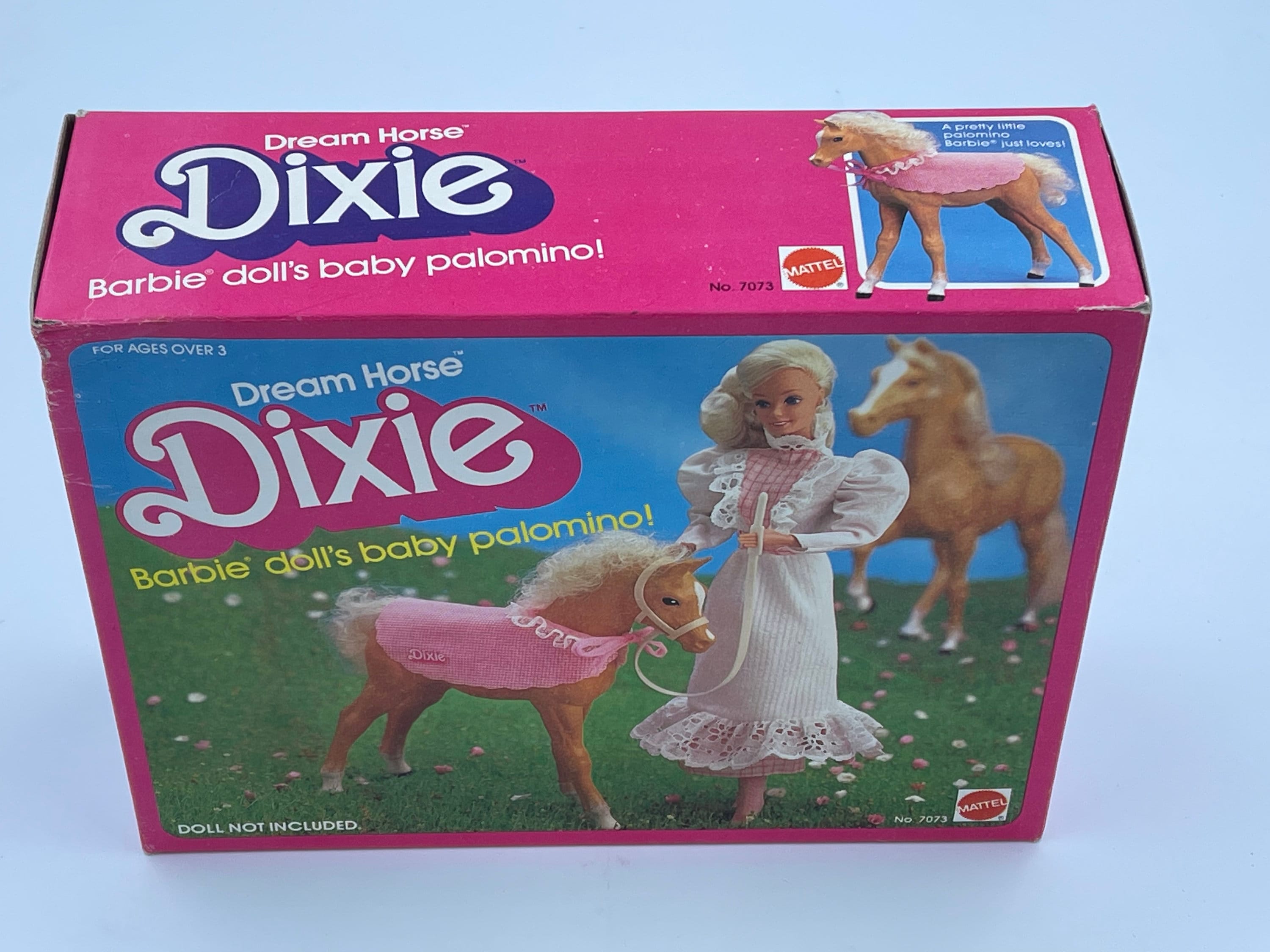 DIXIE DREAM HORSE 7073 Vintage 80s Collectible Toy Barbie Doll s Baby Palomino New Old Stock Etsy