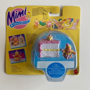 SWEETIE MIMI and her cake Mimi & the Goo Goos Mattel Vintage 90s collectible toy New old stock