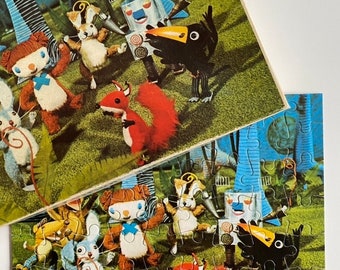 BARNABY BEAR Vintage 80s collectible toy Jigsaw puzzle Jeremy the Bear Beertje Colargol Eurofranchising Holland