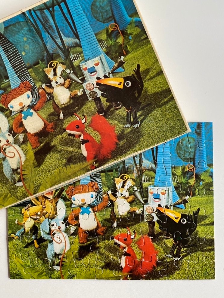 BARNABY BEAR Vintage 80s collectible toy Jigsaw puzzle Jeremy the Bear Beertje Colargol Eurofranchising Holland