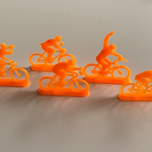 70's FIETSERS Set van 5 Tour de France Vuelta Giro Vintage verzamelspeelgoed Plastic Coureurs Cyclists NOS