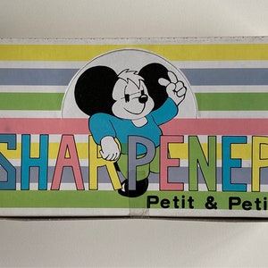 PETIT &PETITE Puntenslijper Complete originele winkel display doos van 24 Vintage jaren '80 verzamelobject stationair Nieuwe oude voorraad