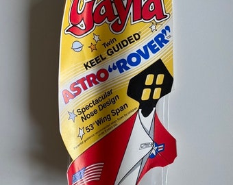 ASTRO ROVER  KITE Gayla 1979 Vintage 70s collectible toy Twin keel guided Spectacular nose design 53 inch Wing span Stock No. 430